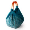 Baumwolltasche Furoshiki Tsuru, Blau, 100 Cm -Geschirr Discounter baumwolltasche furoshiki tsuru blau 100 cm