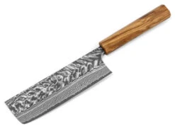 Damastmesser Nakiri 165 SG2, 63 Lagen, Olive -Geschirr Discounter damastmesser bunka 170 yoshimi kato kurosome 30 lagen 1 1