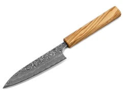 Damastmesser Petty 120 SG2, 63 Lagen, Olive -Geschirr Discounter damastmesser petty 120 sg2 63 lagen olive 1