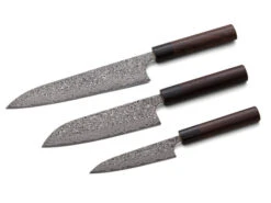 Damastmesser Set Santoku I -Geschirr Discounter damastmesser set santoku i 1