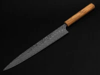 Damastmesser Sujihiki 270 SG2, 63 Lagen, Olive 10 Damastmesser Sujihiki 270 SG2, 63 Lagen, Olive – Bild 8