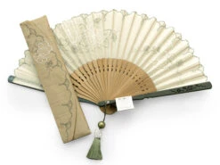 Handfächer Eien, Grün 19 Handfächer Eien, Grün -Geschirr Discounter handfaecher eien gruen 1