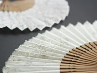 Handfächer Eien, Grün 10 Handfächer Eien, Grün – Bild 8