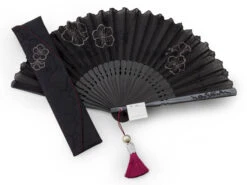 Handfächer Eien, Schwarz -Geschirr Discounter handfaecher eien schwarz 1