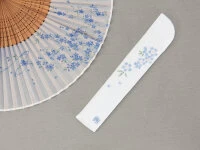 Handfächer Kiyomi, Blau 9 Handfächer Kiyomi, Blau – Bild 7