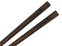 Japanische Essstäbchen MOON Ebony, 240 Mm 3 Japanische Essstäbchen MOON Ebony, 240 Mm