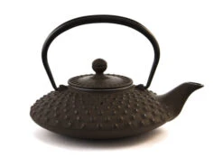 Japanische Teekanne Gusseisen Hira Arare, 0,5 L, Braun -Geschirr Discounter japanische teekanne gusseisen hira arare 0 5 l braun 1