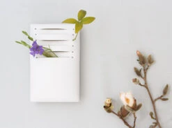 Japanische Vase Act/ Slit, Weiß -Geschirr Discounter japanische vase act slit weiss 1