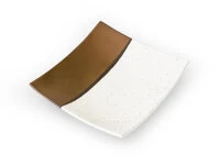 Japanischer Teller Sou, Weiß-gold, 2 Größen