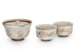 Japanisches Teeservice Kobiki Hana Mischima, 3-teilig -Geschirr Discounter japanisches teeservice kobiki hana mischima 3 teilig 1