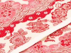 Japanpapier Chiyogami, Blütenwolken Rot/rosa 7 Japanpapier Chiyogami, Blütenwolken Rot/rosa -Geschirr Discounter japanpapier chiyogami bluetenwolken rot rosa 1