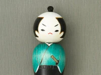 Kokeshi: Holzfigur Samurai 7 Kokeshi: Holzfigur Samurai – Bild 6
