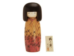 Kokeshi: Holzpuppe Tsuru No Mai -Geschirr Discounter kokeshi holzpuppe tsuru no mai 1