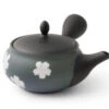 Kyusu Hiranaru Sakura, Japanische Teekanne -Geschirr Discounter kyusu hiranaru sakura japanische teekanne