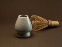 Matcha Besenständer, Kusenaoshi, Hellblau 5 Matcha Besenständer, Kusenaoshi, Hellblau – Bild 3