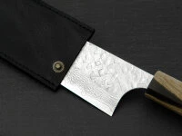 Messerhülle Leder Gyuto, Schwarz 7 Messerhülle Leder Gyuto, Schwarz – Bild 5