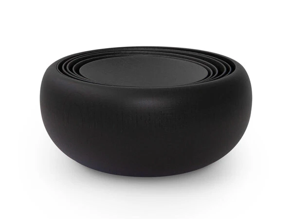 Oryoki Schalenset Schwarz 8 Oryoki Schalenset Schwarz – Bild 6