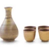 Sake Set Gold, 1 Karaffe, 4 Becher -Geschirr Discounter sake set gold 1 karaffe 4 becher
