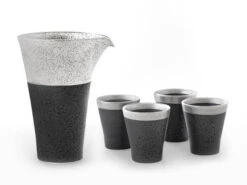 Sake Set Suzune S, 1 Karaffe, 4 Becher S -Geschirr Discounter sake set suzune s 1 karaffe 4 becher s 1