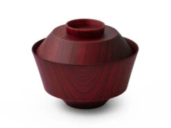 Suppenschale Mit Deckel Hashi Han, Urushi Rot -Geschirr Discounter suppenschale mit deckel hashi han urushi rot 1