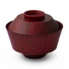 Suppenschale Mit Deckel Hashi Han, Urushi Rot