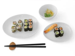 Sushi Set Yuuki, Weiß -Geschirr Discounter sushi set yuuki weiss 1