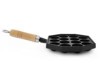 Takoyaki Pfanne 14, Holzgriff, IWACHU