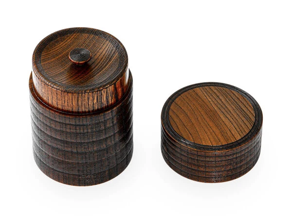 Teedose Urushi Nuri, Holz, Braun 11 Teedose Urushi Nuri, Holz, Braun – Bild 9