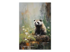 Wandbild Dobutsu #4, Japanische Tiere, Farbig 2:3 -Geschirr Discounter wandbild dobutsu 4 japanische tiere farbig 2 3 19 1