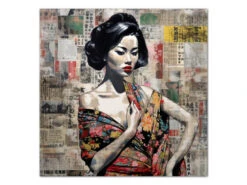 Wandbild Nihon No Pop Art #3, Farbig 1:1 7 Wandbild Nihon No Pop Art #3, Farbig 1:1 -Geschirr Discounter wandbild nihon no poppu ato 3 farbig 1 1 17 1