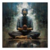 Wandbild Zazen #4, Japanische Meditation, Farbig, 1:1